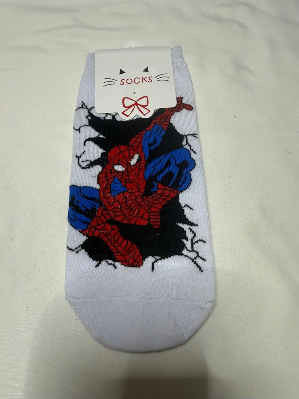 Set of 12 Kids Spider-Themed Ankle Socks - Multicolor (Pack)